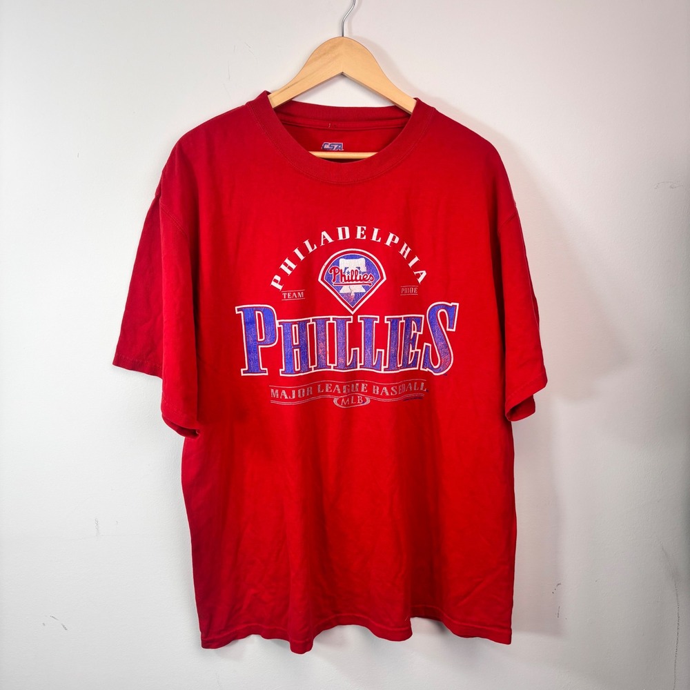Philadelphia Phillies 2007 Red T Shirt XL MLB Baseball CSA Graphic Tee